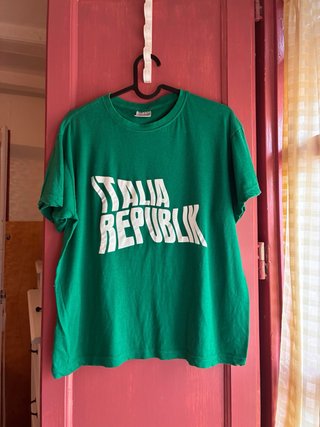 Camiseta verde Italia Republik
