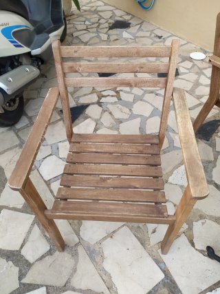 Silla de Madera de Teca