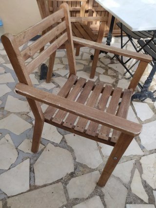 Silla de Madera de Teca