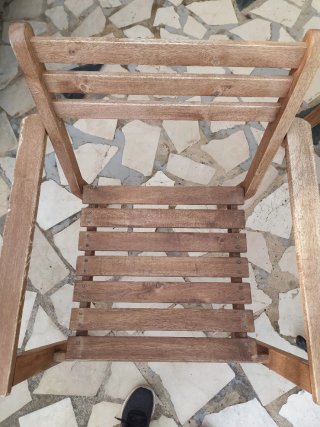 Silla de Madera de Teca