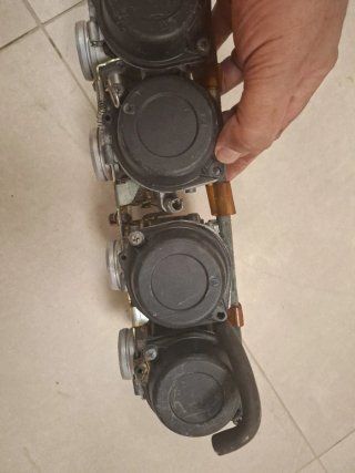 Bateria deCarburadores Suzuki GSXR mikuni bst 34.