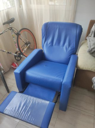 Sofá Reclinable Azul