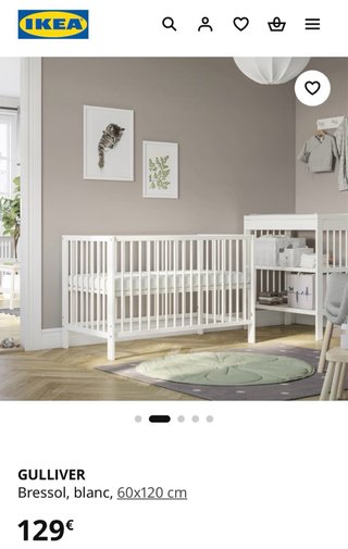 Cuna IKEA Blanca