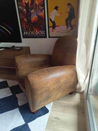 Sillón de Antelina Marrón