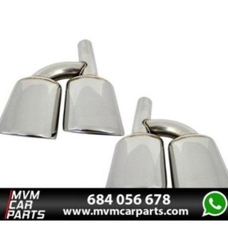 Salidas dobles de escape Mercedes tipo C63
