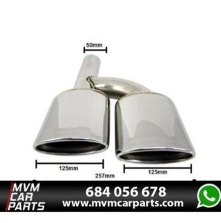 Salidas dobles de escape Mercedes tipo C63