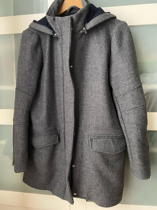 Parka Chaquetón Mango Gris