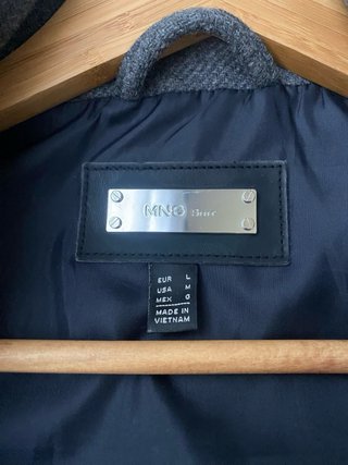 Parka Chaquetón Mango Gris