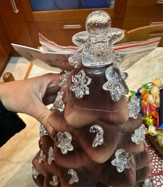 Albero di Natale luminoso in plastica