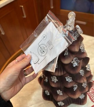 Albero di Natale luminoso in plastica
