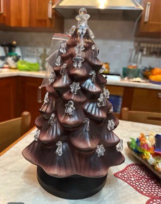 Albero di Natale luminoso in plastica
