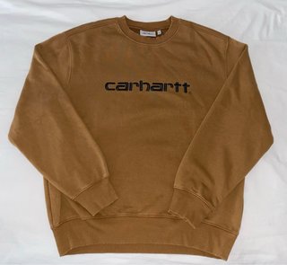 Sudadera Carhartt Marrón Vintage Talla M