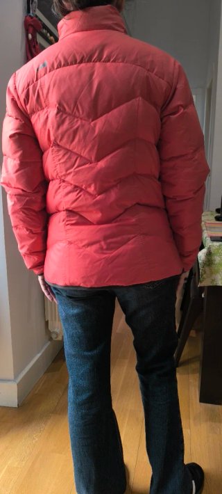 Chaqueta de plumas Wedze roja coral