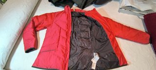 Chaqueta de plumas Wedze roja coral