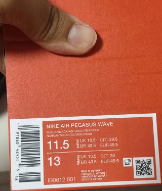 T45,5 Nike Air Pegasus Wave