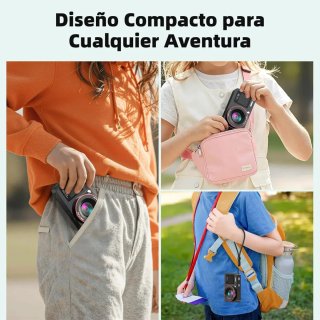 Cámara Digital 4K 64MP Negra, en Amazon 60€