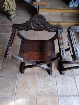 Pareja de Sillones Jamuga de Madera