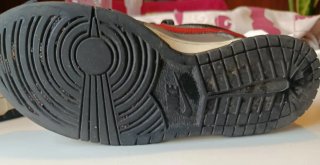 Nike Dunk Low Zapatillas Negras y Rojas