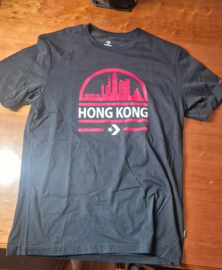 Camiseta Converse Hong Kong Negra Talla XL