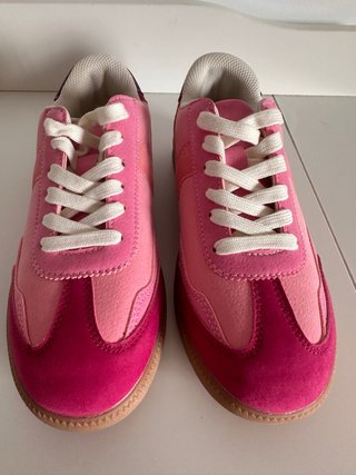 Zapatillas Deportivas Rosas y Moradas Talla 37