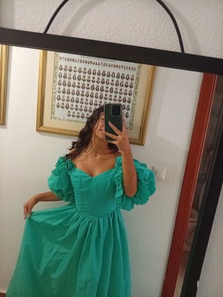 Vestido de Princesa Turquesa