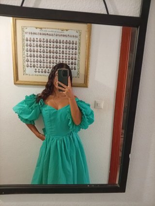 Vestido de Princesa Turquesa