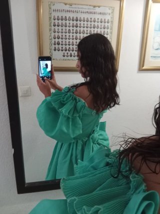 Vestido de Princesa Turquesa