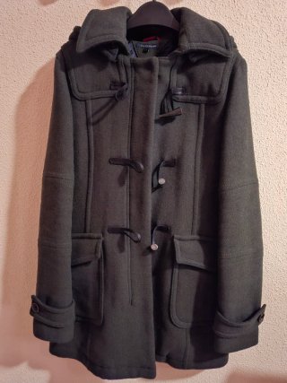Trenca Tommy Hilfiger Verde Talla S Lana