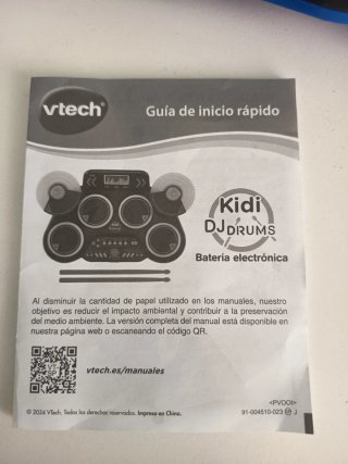Batería Electrónica Vtech Kidi DJ Drums