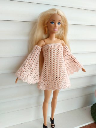 Vestido  Rosa para Barbie