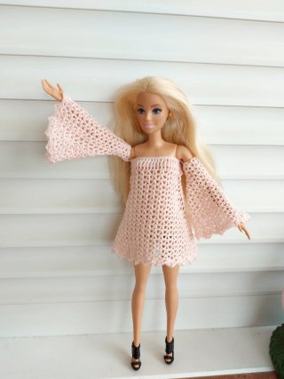 Vestido  Rosa para Barbie