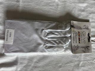 Guantes largos blancos Glamour