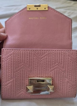 Set monedero y Tarjetero Michael Kors Whitney rosa