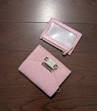 Set monedero y Tarjetero Michael Kors Whitney rosa