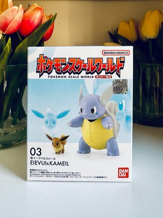 Eevee & Wartortle Pokémon Scale World 1/20
