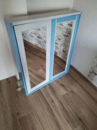 Mueble de baño con espejo IKEA TÄNNFORSEN