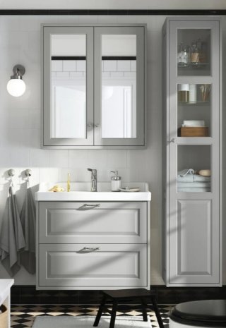 Mueble de baño con espejo IKEA TÄNNFORSEN