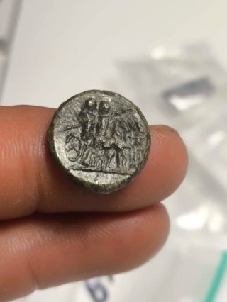 Moneda Griega de Kyme en Aeolis