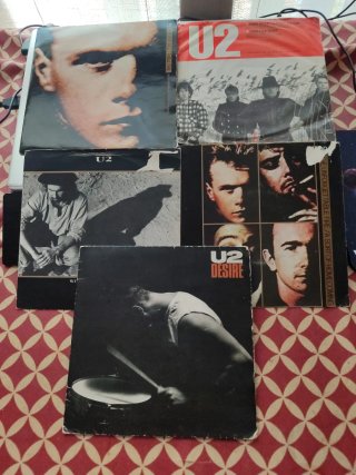 Lote de 5 Singles de U2