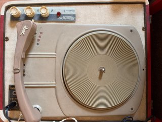 Tocadiscos Königer Stereo Duo Maleta 1960