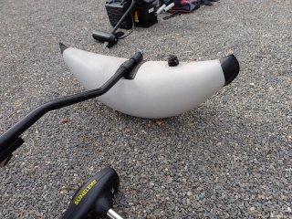 Motor Eléctrico para Kayak , Soporte y Flotadores