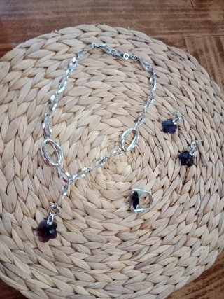 Conjunto Viceroy Plata y Morado