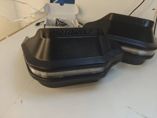 Protectores de Manos Motowolf con Intermitentes