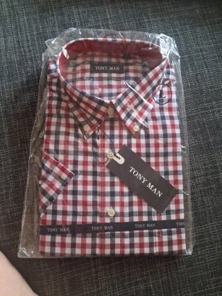 Camisa de Cuadros Tony Man Talla L