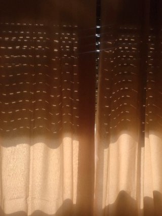 Cortinas Tipo Lino fino Translucido Beige 225x140
