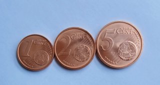 3 Monete Cent Euro Italia. Anno 2004, 2005, 2007 o 2008