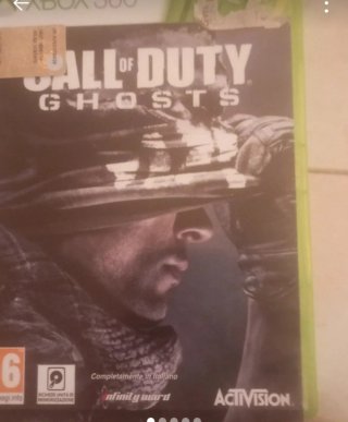Call of Duty Ghosts Xbox 360 custodia 2 CD