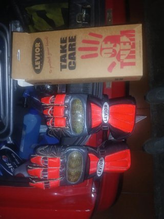 Guantes de Moto Levior de Cuero