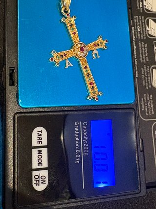 Colgante Cruz de la Victoria de Asturias 18k