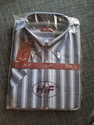 Camisa H&F de Rayas Talla L